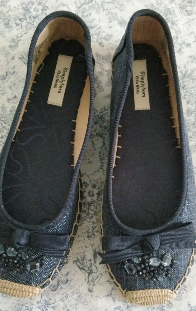 vera  vera wang  denim women shoes